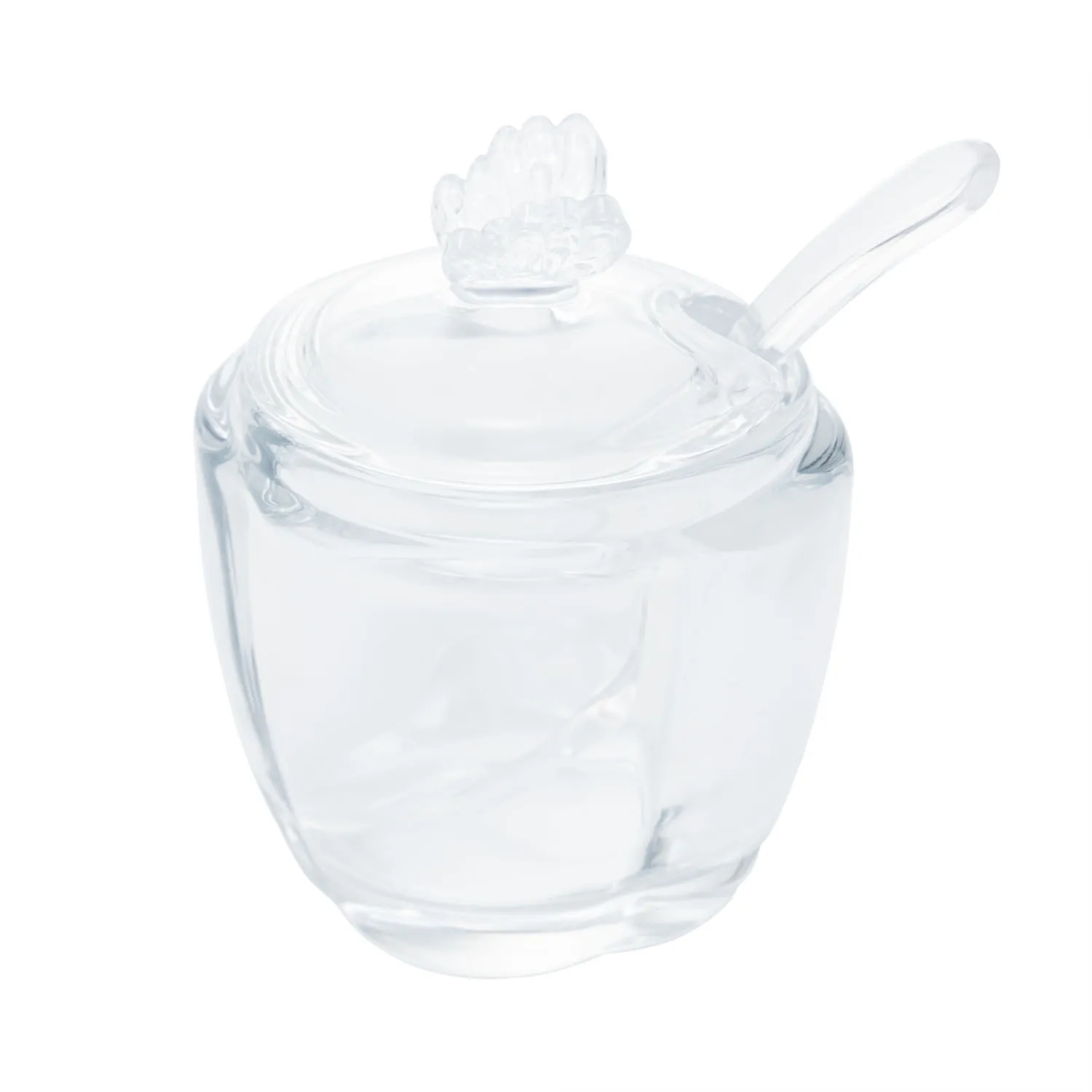 Açucareiro de Vidro com Colher Butterfly 130ml - Wolff