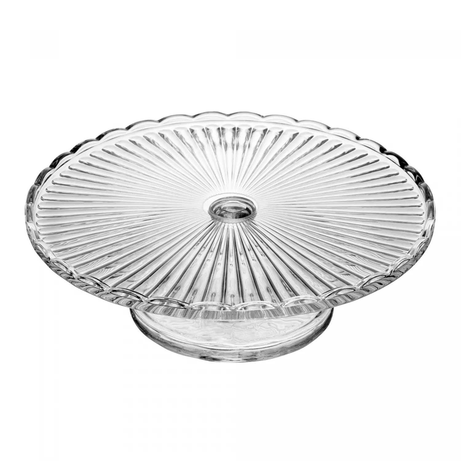 Prato para Bolo com Pé de Vidro Bangkok 29cm x 7,5cm - Wolff